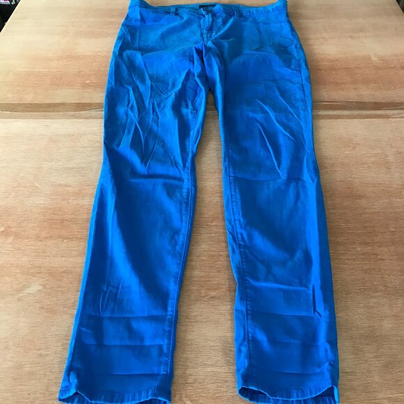 J Brand Super Skinny Jeans Women 32 Blue Mid Rise Pocket Stretch Preppy 17957 - Picture 1 of 14